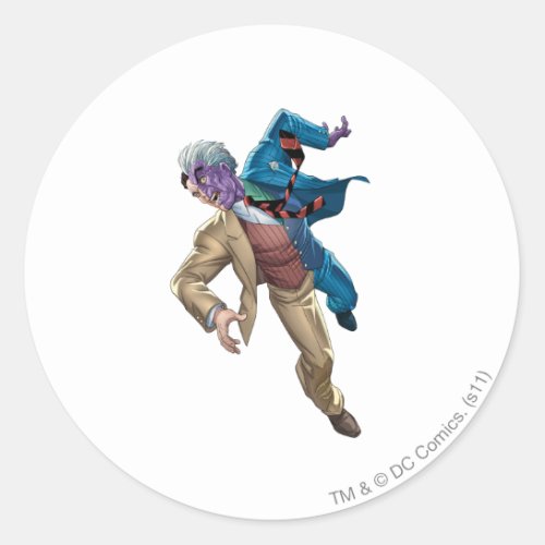 Two Face Falls Classic Round Sticker