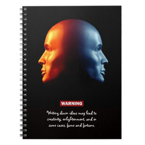 Two_Faced Janus Head Notebook
