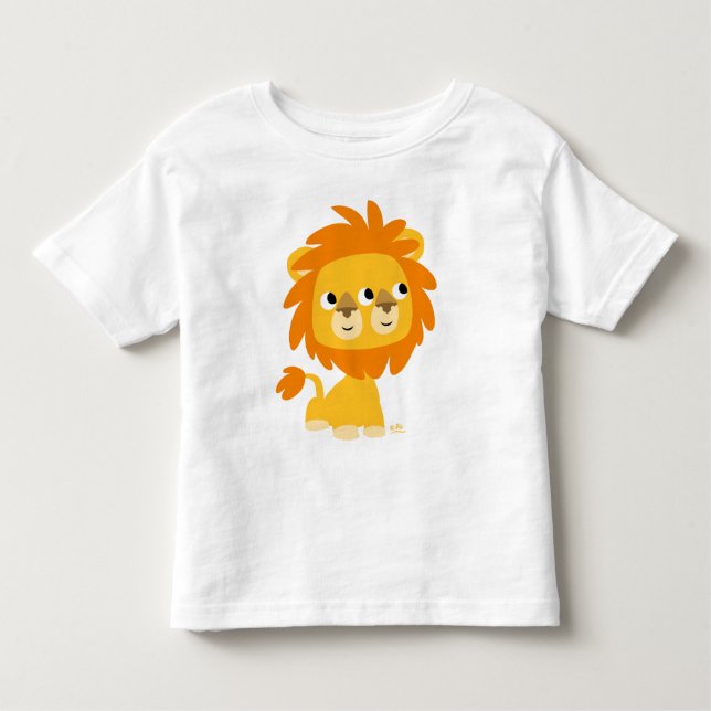 Two-Faced, the cutest lion toddler T-shirt (Front)