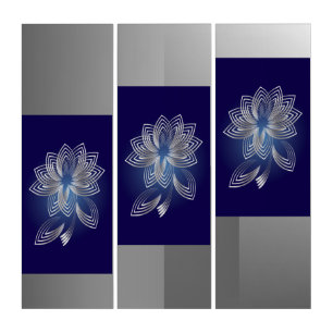 Two fallen petals triptych