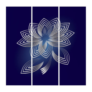 Two fallen petals triptych