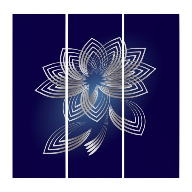 Two fallen petals triptych (Front)