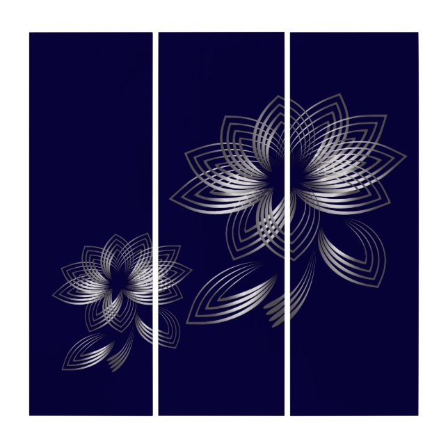 Two fallen petals triptych (Front)