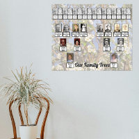 Two Family Trees on White Blossoms Photo