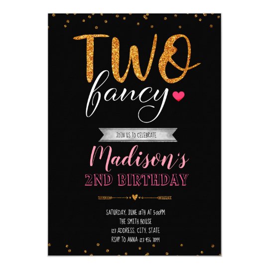 Two fancy birthday party invitation | Zazzle.com