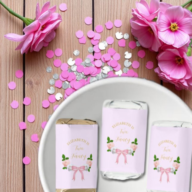 Two Fancy Bow Floral Birthday Hershey's Miniatures (Creator Uploaded)