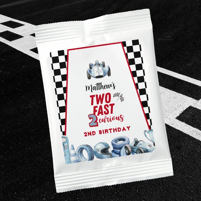 Two Fast 2nd birthday Boy Racing Car  Lemonade Drink Mix (Creator Uploaded)