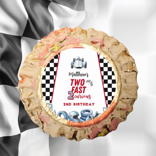 Two Fast 2nd birthday Boy Racing Car  Reese's Peanut Butter Cups (Creator Uploaded)