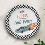 Two Fast 2nd Birthday – Hot Car Party Paper Plates<br><div class="desc">Add some high-speed fun to your toddler’s birthday table with these bold “Two Fast” 2nd birthday paper plates! Featuring a playful hot race car design with fiery accents, these plates are perfect for a fast-paced car party theme. Ideal for little ones who love wheels, speed, and bright colors, and fully...</div>