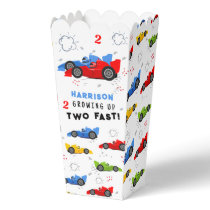 Two Fast 2nd Birthday Kids Racing Cars Custom Favor Boxes