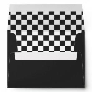 Two Fast Birthday Party Red Race Car 2nd Birthday Envelope