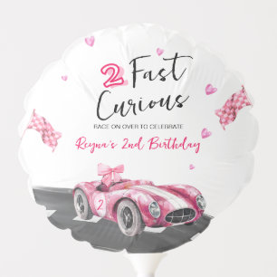 Two Fast Curious Birthday  Balloon