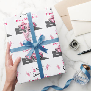 Two Fast Curious Birthday Wrapping Paper