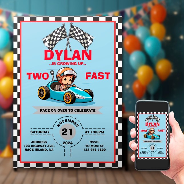 Two Fast Cute Invite (Creator Uploaded)