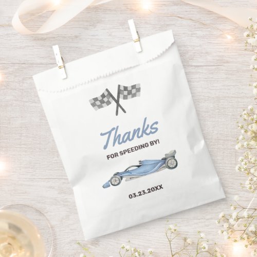 Two Fast Race Car 2nd Boys Birthday Party Favor Bag