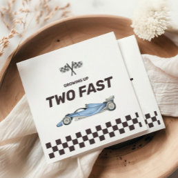 Two Fast Race Car 2nd Boy&#39;s Birthday Party Napkins