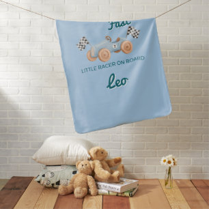 Two Fast Racing Car Mom 2nd Birthday  Baby Blanket