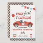 Two Fast Red Race Car 2nd Birthday Party