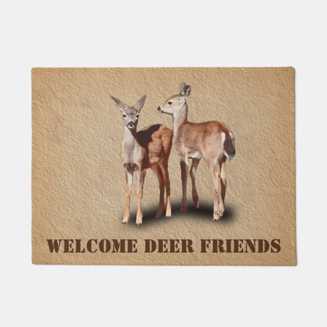 TWO FAWNS DOORMAT (Front)