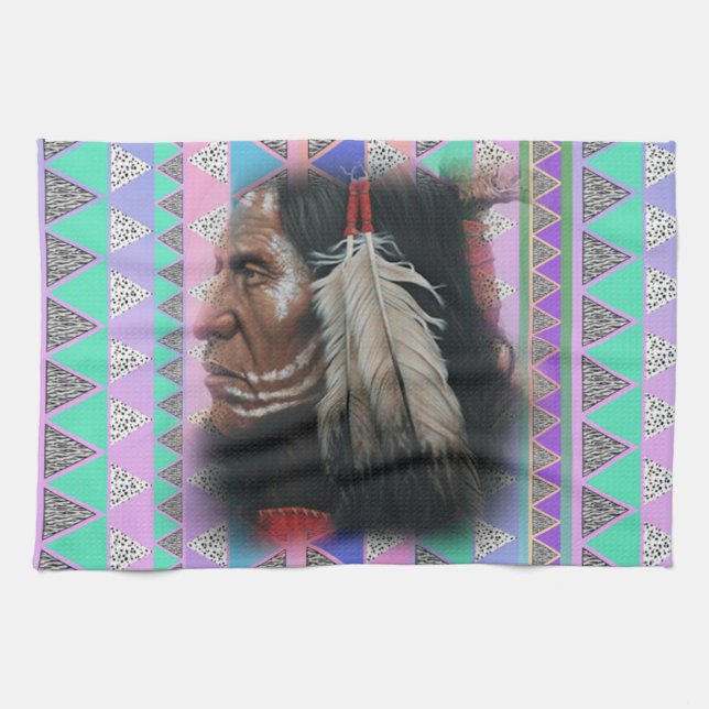 Two Feathers Kitchen Towel (Horizontal)