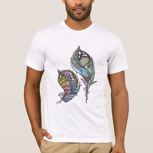 Two Feathers T_Shirt