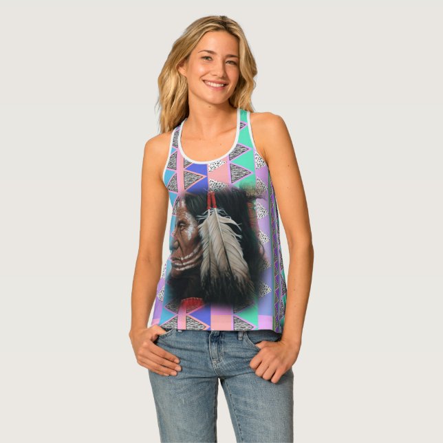 Two Feathers Tank Top (Front Full)