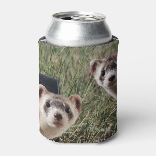 Two Ferrets Can Cooler (Can Front)