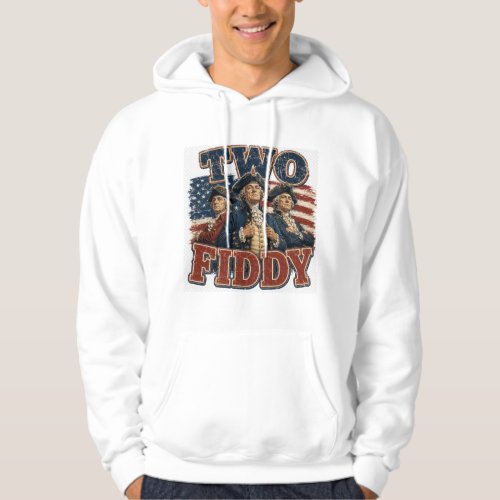Two Fiddy T-Shirt Hoodie