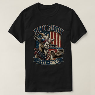 Two Fiddy USA 250th Anniversary Patriotic Design T-Shirt