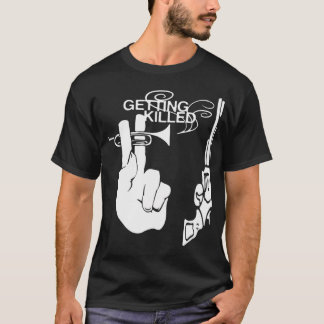 two finger pistol saxophone T-Shirt