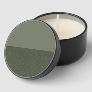 Two-Finish Moss Soy Candle Favor – Customizable Mini Candle Favors