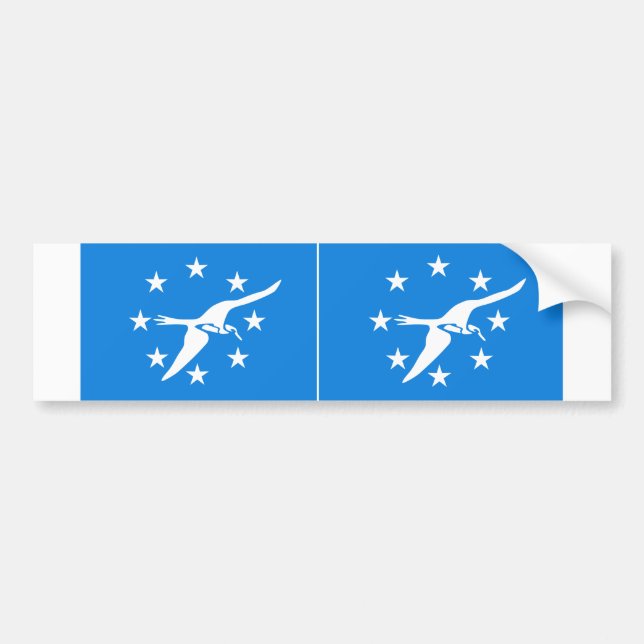 TWO Flag of Corpus Christi Bumper Sticker (Front)