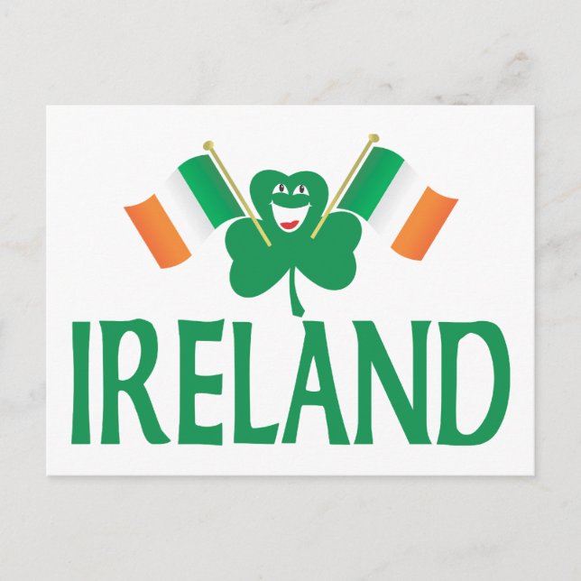 Two Flags of Ireland Postcard (Front)