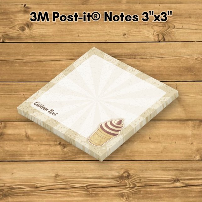 Two Flavors Ice Cream Cup Post-it Notes (Creator Uploaded)