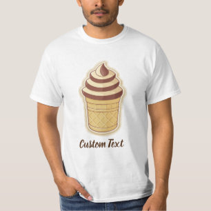 Two Flavors Ice Cream Cup T-Shirt