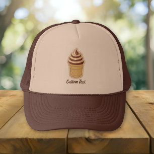 Two Flavors Ice Cream Cup Trucker Hat