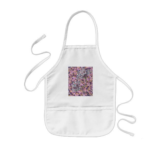 Two flowers kids' apron (Front)