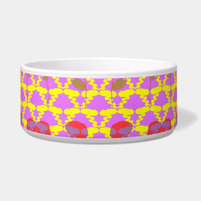 Two Flowers Roses Bowl (Front)