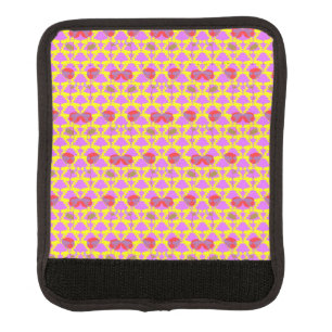 Two Flowers Roses Luggage Handle Wrap