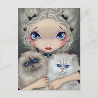 "Two Fluffy Kittens" By Jasmine Becket-Griffith Postcard
