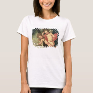 Two Flying Cherubs, holding the Crown of Thorns an T-Shirt