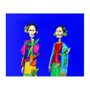 Two Frida Catrinas Acrylic Wall Art