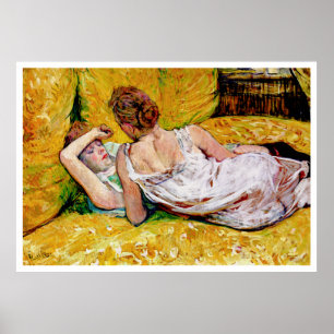 Two Friends by Henri de Toulouse-Lautrec Poster