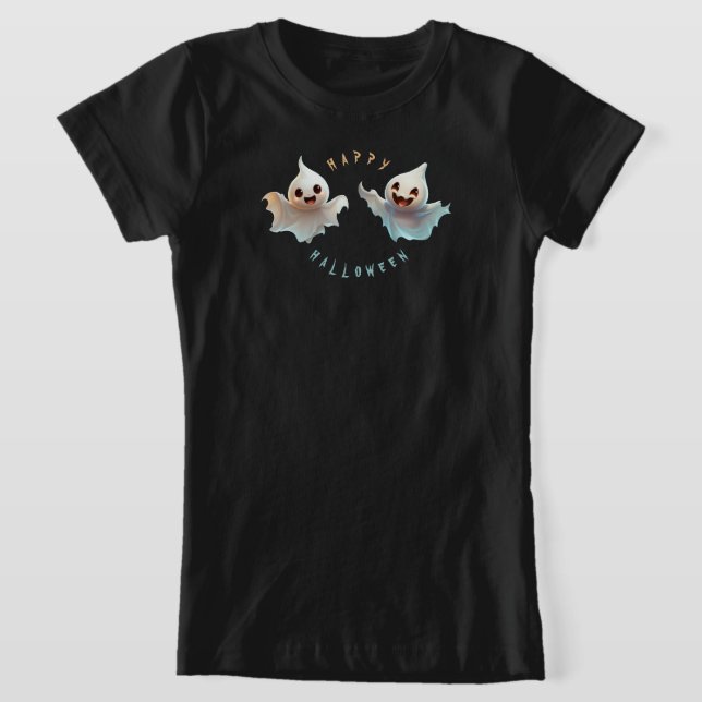TWO FUN GHOSTS T-Shirt (Laydown)