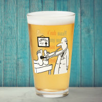 Two Funny Doctor and Medical Themed Cartoons. Glass