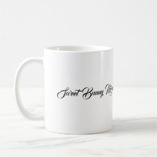 Two Funny Reautiful Rabbits Coffee Mug