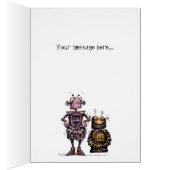 Two Funny Robots! Cards (Inside (Right))