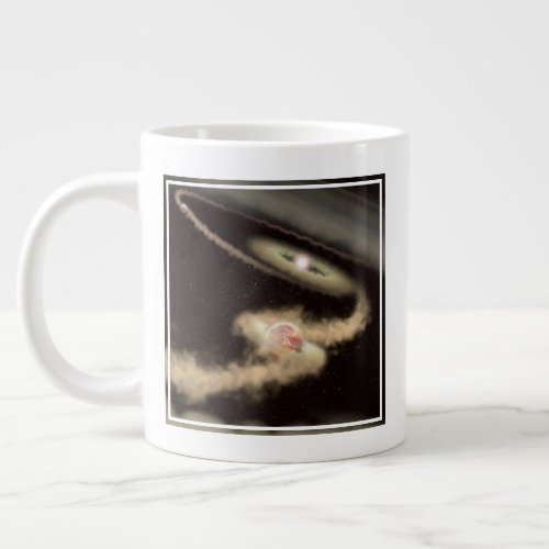 Two Gas Giant Exoplanets Orbiting A Young Star Giant Coffee Mug