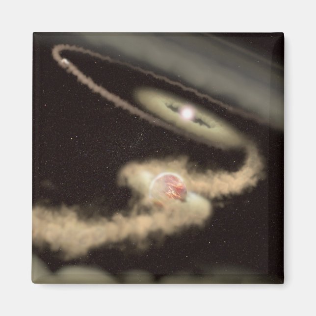 Two Gas Giant Exoplanets Orbiting A Young Star Magnet (Front)