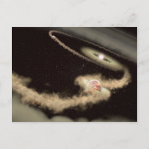 Two Gas Giant Exoplanets Orbiting A Young Star Postcard